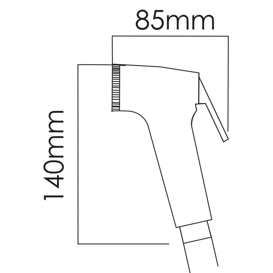 MOCHA BL SPRAY BIDET SET M33-BL