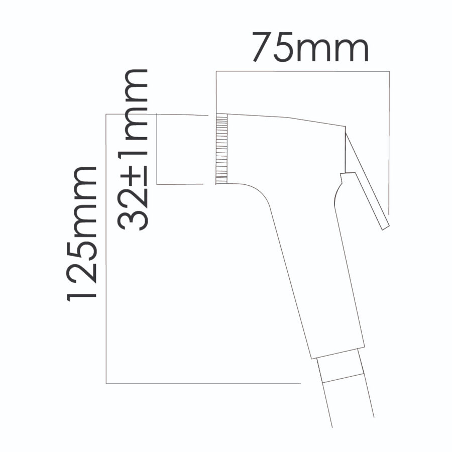 MOCHA SPRAY BIDET SET M55-CR