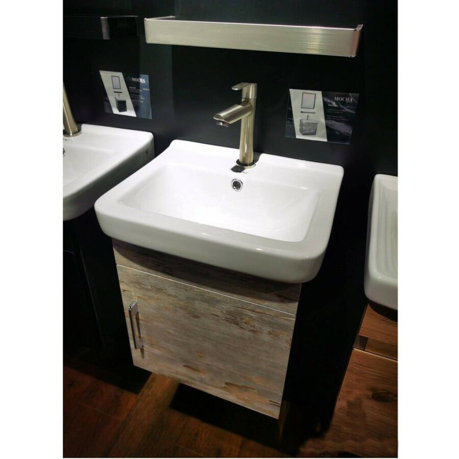 MOCHA 1.3FT WOOD PRINT CABINET MBF65083