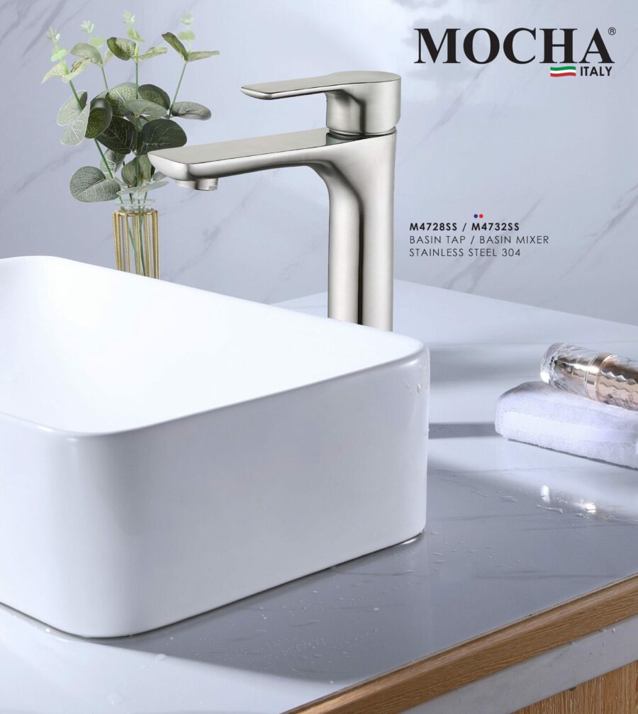 MOCHA GM STAINLESS STEEL BASIN TAP