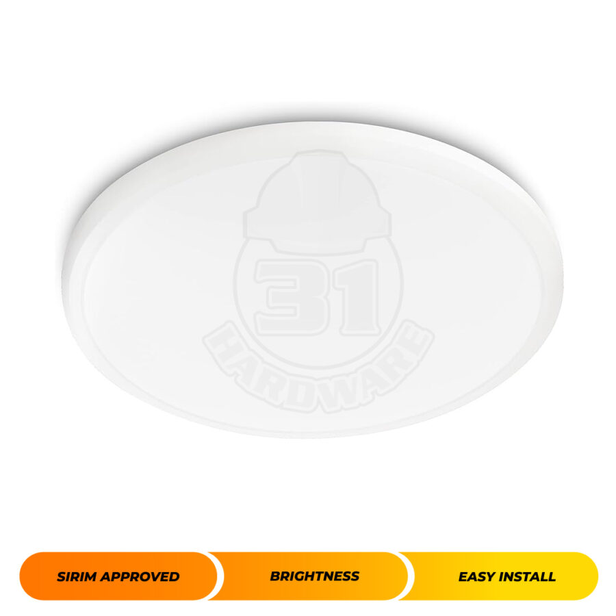 LED CEILING LIGHT 40CM/50CM WHITE DAYLIGHT ROUND
