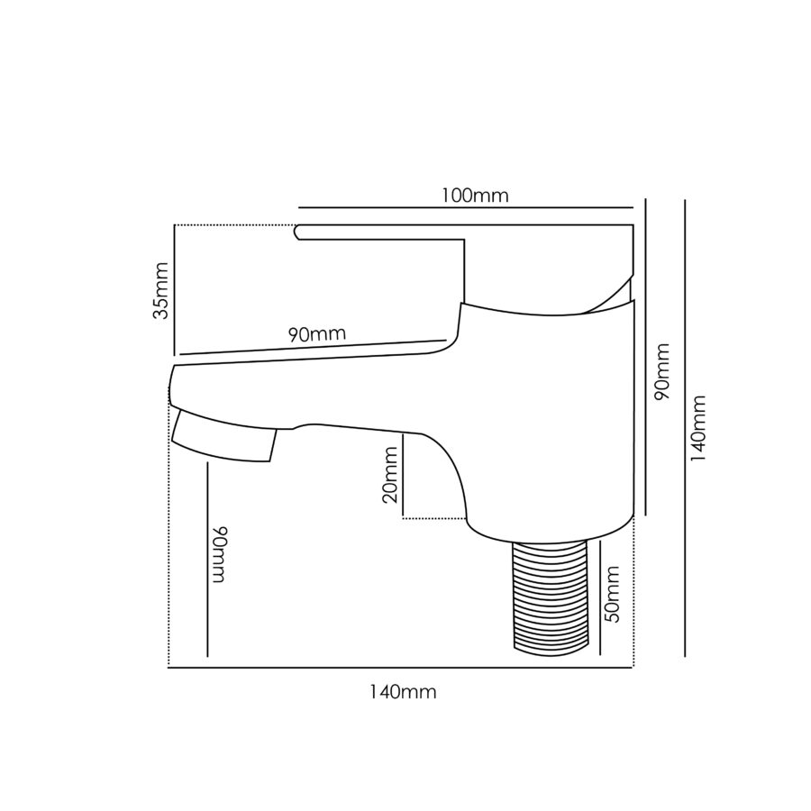 MOCHA STAINLESS STEEL BASIN TAP