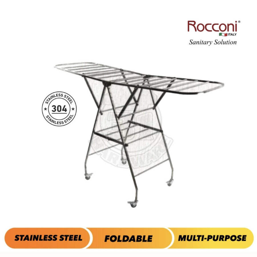 STAINLESS STEEL FREE STANDING CLOTH HANGER RCH300H