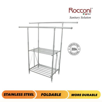STAINLESS STEEL FREE STANDING CLOTH HANGER RCH402H