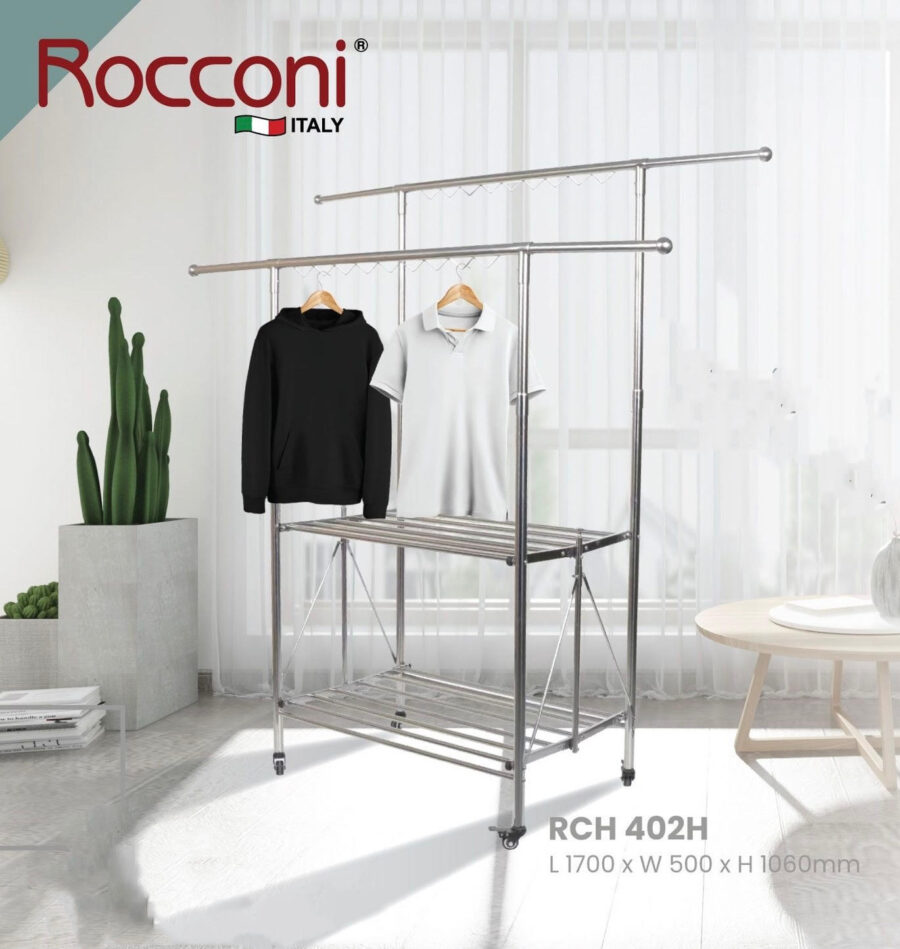 STAINLESS STEEL FREE STANDING CLOTH HANGER RCH402H